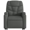 vidaXL Fauteuil inclinable &eacute;lectrique gris fonc&eacute; tissu