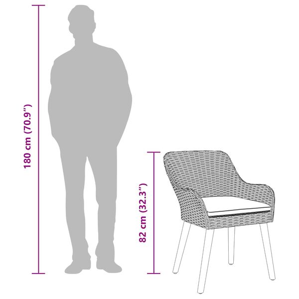 vidaXL Ensemble de salle à manger pour jardin 3 pcs Gris clair