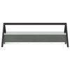 vidaXL Trough d'alimentation pour le b&eacute;tail Argent 111 x 76 x 38 cm