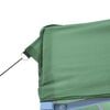 vidaXL Tente de f&ecirc;te Vert 279 x 410 x 315 cm Tissu Oxford