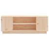 vidaXL Meuble TV 110x35x40,5 cm Bois de pin massif