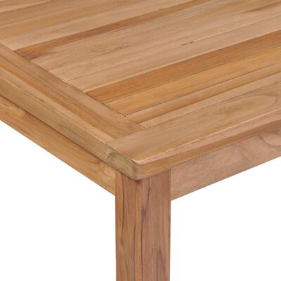 vidaXL Table de jardin 200x100x77 cm Bois de teck solide