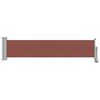 vidaXL Auvent lat&eacute;ral r&eacute;tractable de patio 60x300 cm Marron