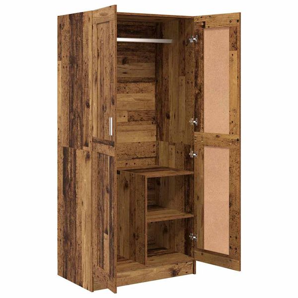 vidaXL Armoire Bois ancien 82,5 x 51,5 x 180 cm Bois d'ing&eacute;nierie