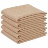 vidaXL Tissu de Table 5 pc Rond Beige &Oslash; 180 cm