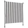 vidaXL Store Roulant Ext&eacute;rieur Anthracite et blanc 150 x 270 cm