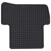 vidaXL Tapis de voiture 4 pcs Noir Caoutchouc