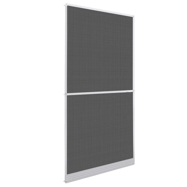 vidaXL Moustiquaire &agrave; charni&egrave;re pour portes Blanc 100 x 215 cm