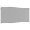 vidaXL Protection de cuisine 2 pcs Gris clair 90 x 40 cm verre tremp&eacute;