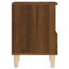 vidaXL Tables de chevet 2 pcs Ch&ecirc;ne marron 40x35x50 cm