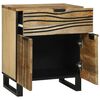 vidaXL Cabinet de chevet Marron 50 x 33 x 60 cm Bois d'acacia massif