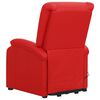 vidaXL Fauteuil Rouge Similicuir
