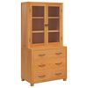 vidaXL Ensemble de meubles de rangement Marron Bois d'ing&eacute;nierie