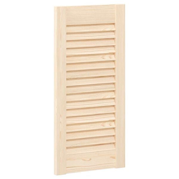 vidaXL Porte d'armoire &agrave; persiennes 61,5x29,5 cm bois de pin massif