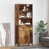 vidaXL Haut Armoire Bois Ancien 69,5 x 34 x 180 cm Bois d'ing&eacute;nierie