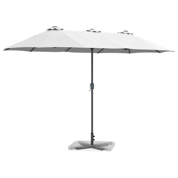 vidaXL Parasol de jardin Couleur sable 370 x 197 x 239 cm