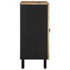 vidaXL Buffet 90x33,5x75 cm bois de manguier brut massif