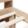 vidaXL Lit biblioth&egrave;que sans matelas 90x200 cm bois de pin massif