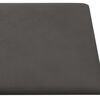 vidaXL T&ecirc;te de lit murale 12 pcs Gris fonc&eacute; 30 x 15 cm Velours