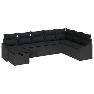 vidaXL Ensemble de Canap&eacute;s avec coussin 8 pcs polyrotin