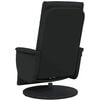 vidaXL Fauteuil de massage pivotant Noir 71 x 90 x 105 cm Simili cuir