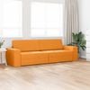 vidaXL Canap&eacute;-Lit 200cm Jaune fonc&eacute; tissu