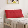 vidaXL Coussin de Dos Rouge 100 x 19 x 50 cm tissu
