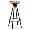vidaXL Tabourets de bar lot de 2 bois massif de récupération