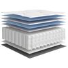 vidaXL Matelas &agrave; ressorts ensach&eacute;s moyen 100x220 cm