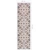 vidaXL Tapis de couloir Marron 80x350 cm