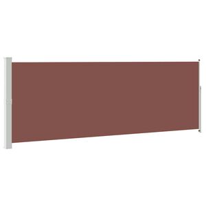 vidaXL Auvent lat&eacute;ral r&eacute;tractable 160 x 500 cm Marron