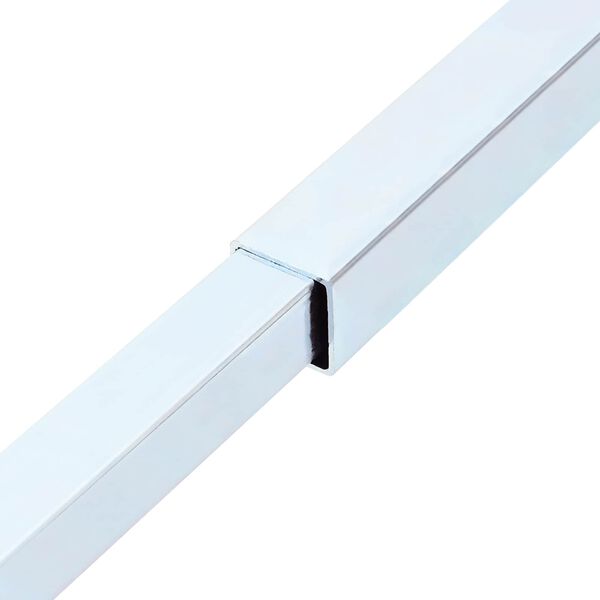 vidaXL Barre de s&eacute;curit&eacute; de fen&ecirc;tre r&eacute;glable 6 pcs Argent&eacute; Acier