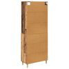 vidaXL Haut Armoire Bois Ancien 69,5 x 32,5 x 180 cm Bois d'ing&eacute;nierie