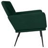 vidaXL Banc Vert foncé 108x79x79 cm Velours