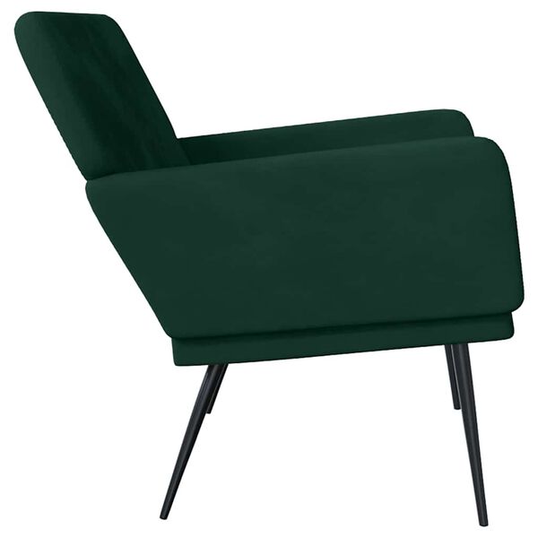 vidaXL Banc Vert foncé 108x79x79 cm Velours