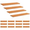 vidaXL Marches d'escalier 16 pi&egrave;ces 110 x 30 x 2 cm Marron Clair