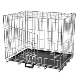 vidaXL Cage m&eacute;tallique et pliable pour chiens M
