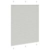 vidaXL Store pliss&eacute; gris clair 110x100cm largeur du tissu 109,4cm