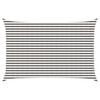 vidaXL Voile d'ombre Gris clair et blanc 3 x 4,5 m HDPE