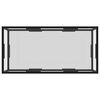 vidaXL Table basse Transparent 100x50x35 cm Verre trempé
