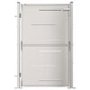 vidaXL Portail de jardin 100 x 145 cm en acier inoxydable