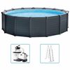 INTEX Ensemble de piscine hors sol Graphite Gray Panel 478x124 cm