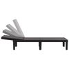 vidaXL Chaise longue réglable en hauteur à 4 positions polypropylène