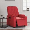 vidaXL Fauteuil inclinable &eacute;lectrique Rouge Similicuir