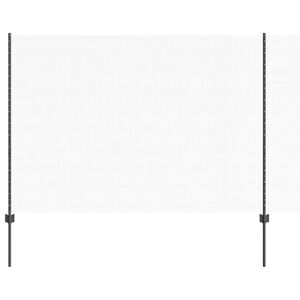 vidaXL Cl&ocirc;ture hexagonale avec poteau 50 x 1,6 m Gris Maille