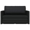 vidaXL Canap&eacute;-Lit 110cm Noir Simili cuir