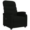 vidaXL Fauteuil inclinable &eacute;lectrique Noir Tissu