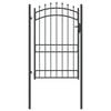 vidaXL Portail de cl&ocirc;ture avec pointes EMMEN 200 x 100 cm