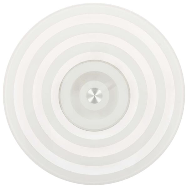 vidaXL Assiette de service rotative 2pcs Transparent 30cm Verre tremp&eacute;