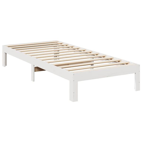 VidaXL Cadre de lit familial sans matelas blanc 270x200 cm
